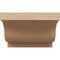 Ekena Millwork 6in. W x 4in. H x 12in. L Newport Woodgrain TimberThane Rafter Tail, Primed Tan RFTUR06X04X12NEWRCPR - alternate 2